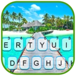 Logo of Beach Vacation Keyboard Backgr android Application 