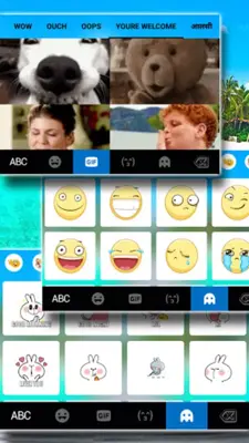 Beach Vacation Keyboard Backgr android App screenshot 1