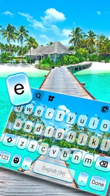 Beach Vacation Keyboard Backgr android App screenshot 3